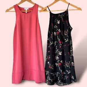 Two Gorgeous Dresses‎ for XS Girlie! Leith Coral Racerback - Blue Rain Floral